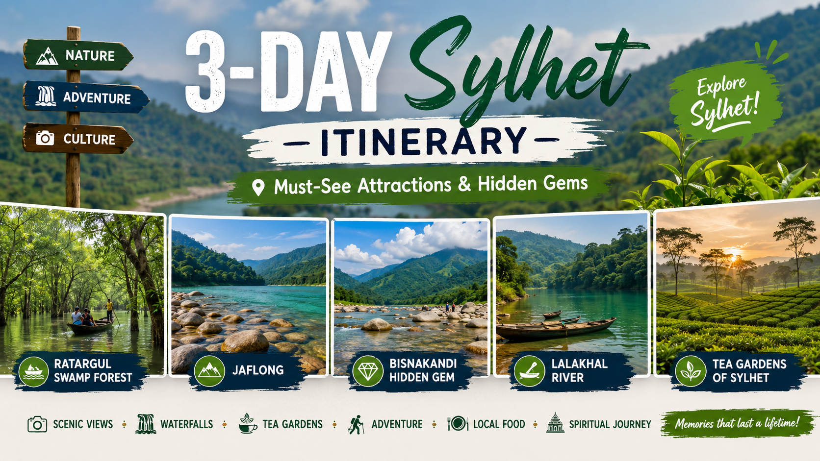 3-Day Sylhet Itinerary Must-See Attractions & Hidden Gems in Bangladesh