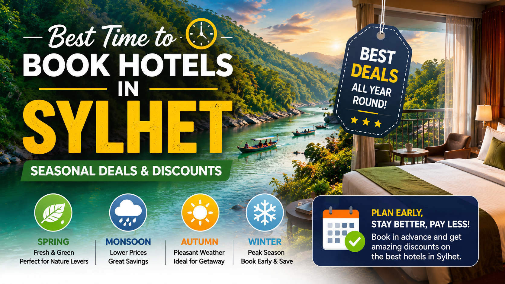 Best Time to Book Hotels in Sylhet Seasonal Deals & Discounts