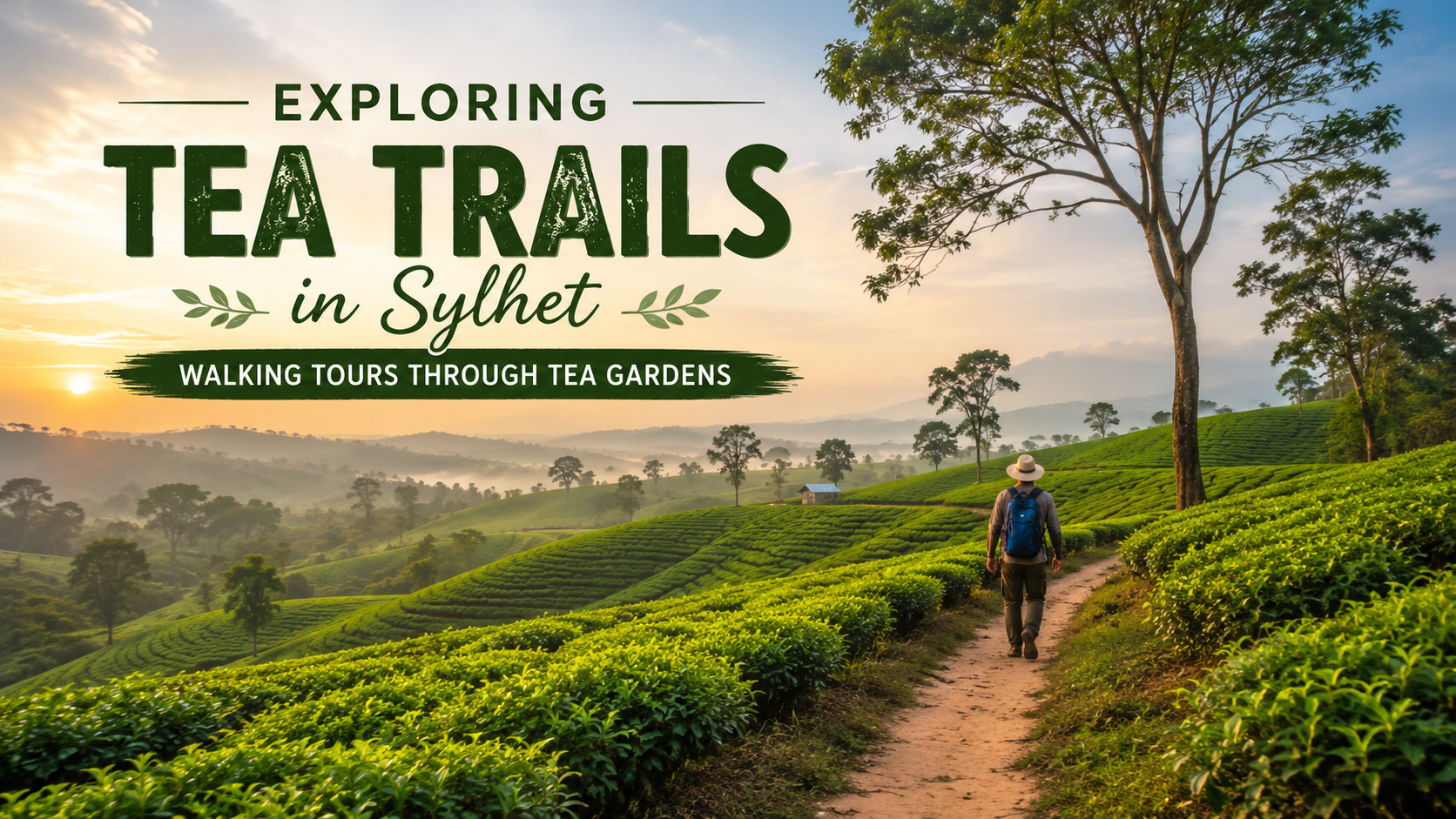 Walking tour along the Exploring Tea Trails in Sylhet experience